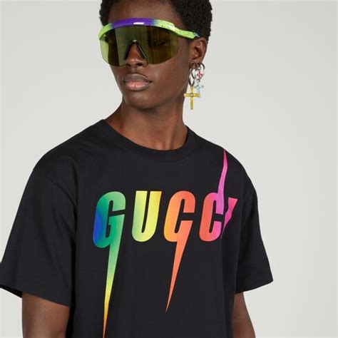 gucci blade t shirt black|Gucci shirt women black.